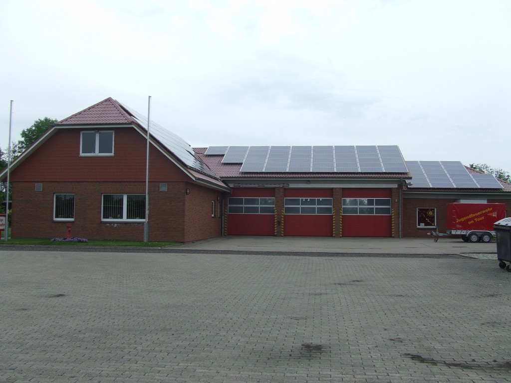 Das Gerätehaus in Eddelak